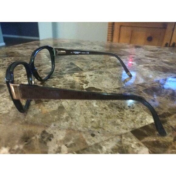 Liz Claiborne Eyeglasses Frames 57-16-135 L548/S 086P BLACK - Picture 3 of 10